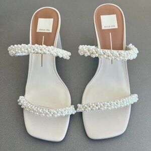 Dolce Vita Noel Heels Vanilla Pearls
